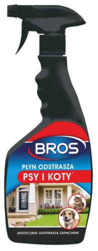 Bros płyn odstraszający psy koty 500ml spray