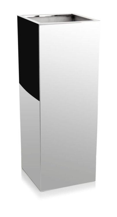 kwadratowa duża donica ze stali nierdzewnej srebrna 1.jpg