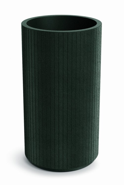 doniczka-coro-round-high-ciemnozielona-detal