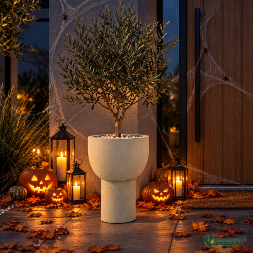 Donica Molta – jesienna aranżacja Halloween (AI)