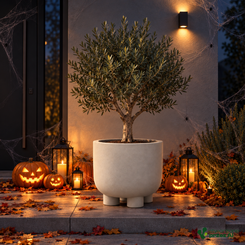 Donica Molta – jesienna aranżacja Halloween (AI)