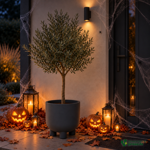 Donica Molta – jesienna aranżacja Halloween (AI)