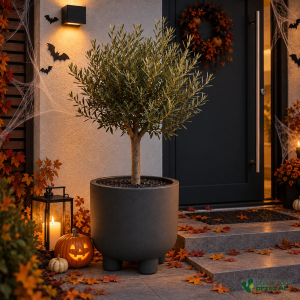 Donica Molta – jesienna aranżacja Halloween (AI)