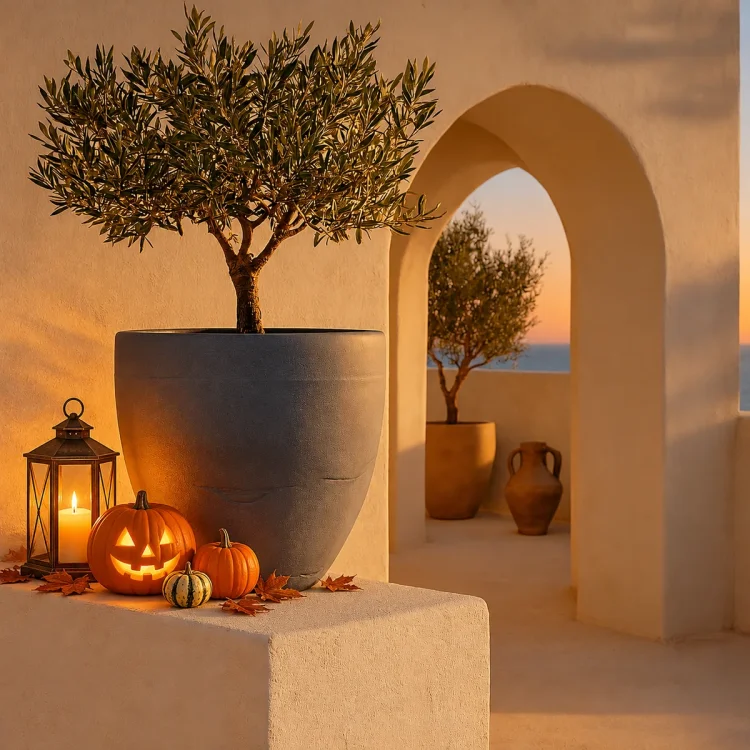 Donica Cano 40x36h TCA40 – jesienna aranżacja Halloween