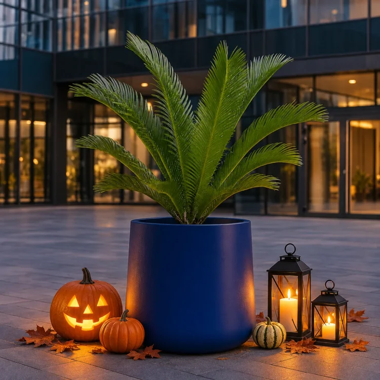 Donica 45x50h Zoe – jesienna aranżacja Halloween
