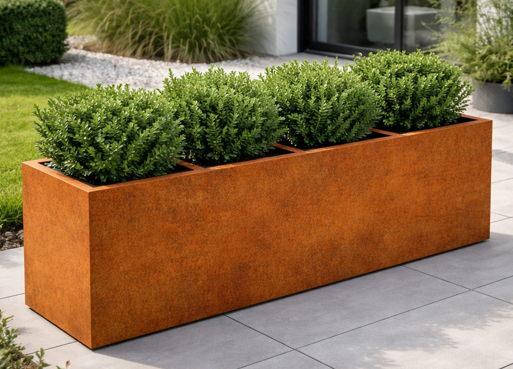 jaki materiał na donice ogrodowe