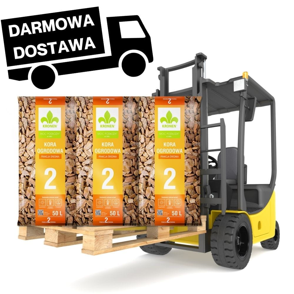 KRONEN Kora ogrodowa frakcja II średnia  20 - 40 mm | 50l - 45 worków paleta