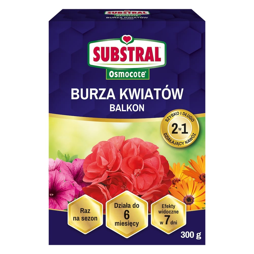Nawóz Substral Osmocote burza kwiatów 300g