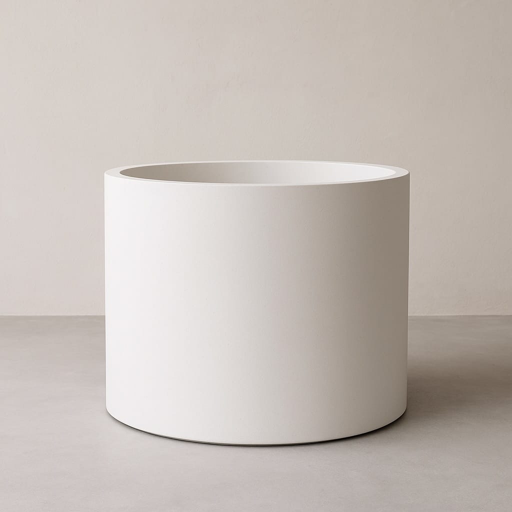 Donica na wymiar z włókna szklanego śr. 100 cm, wys. 60 cm - różne kolory