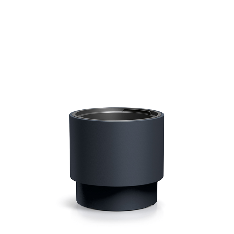 Doniczka z wkładem 39,5x37h EN400 - antracyt 