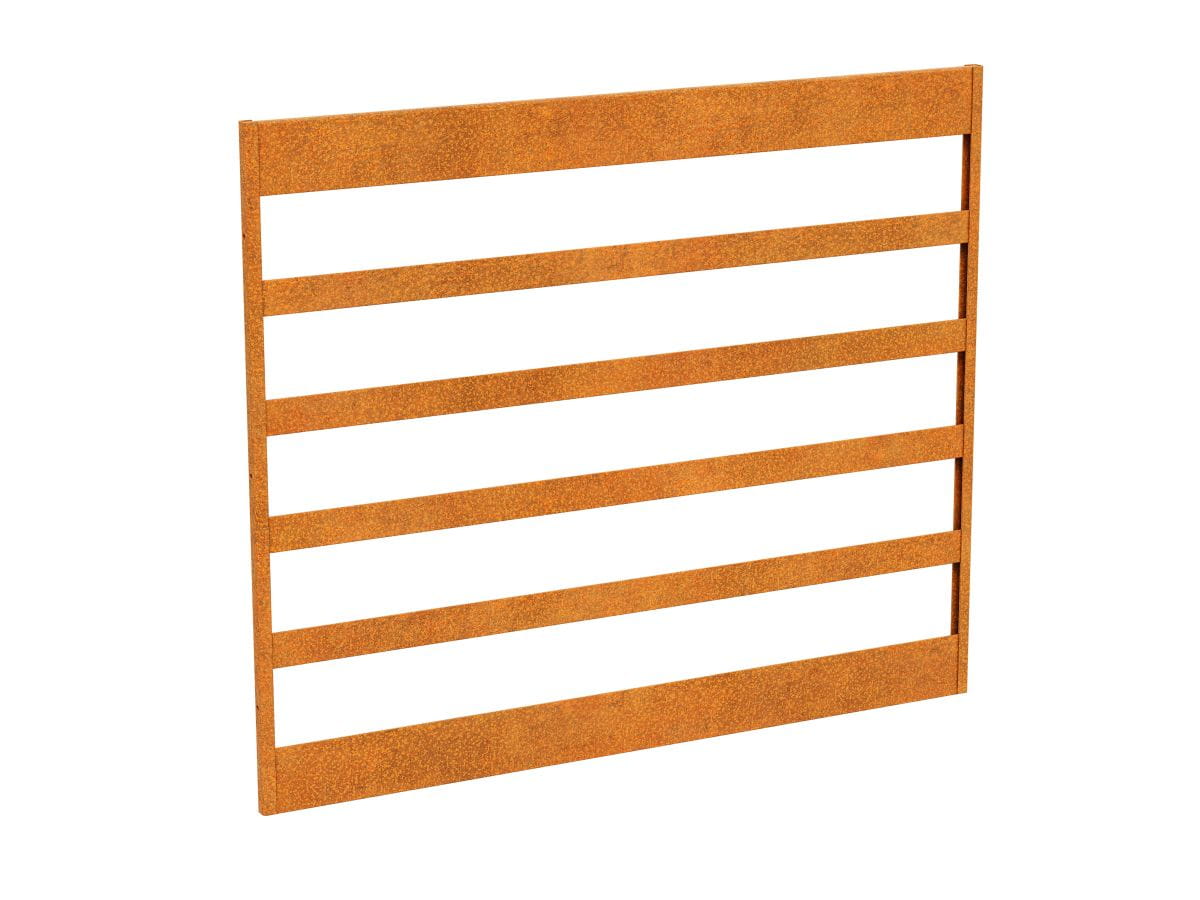Donica Corten VALLA 3 120x2,5x100h
