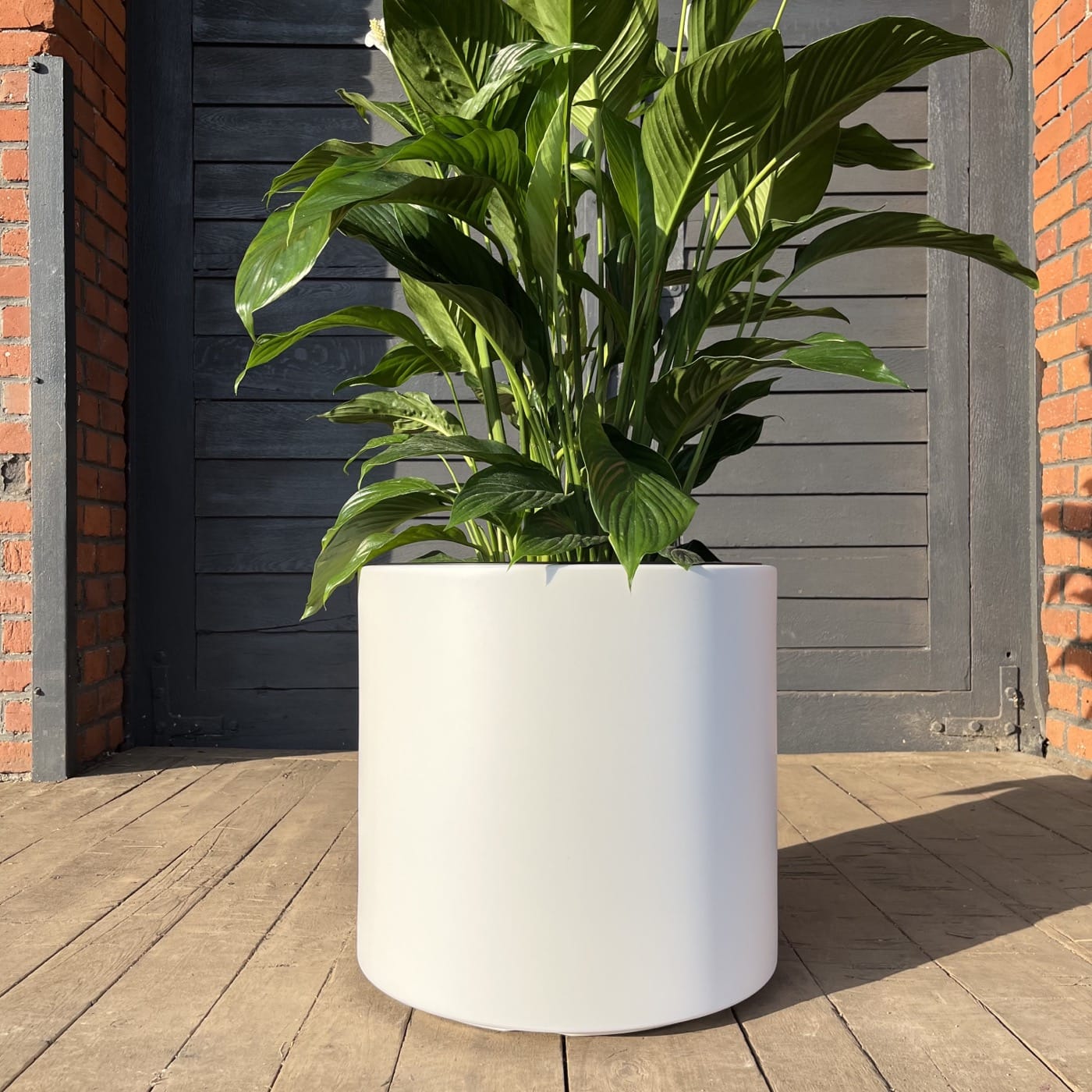 Duża donica 47x45h ER470 - biała