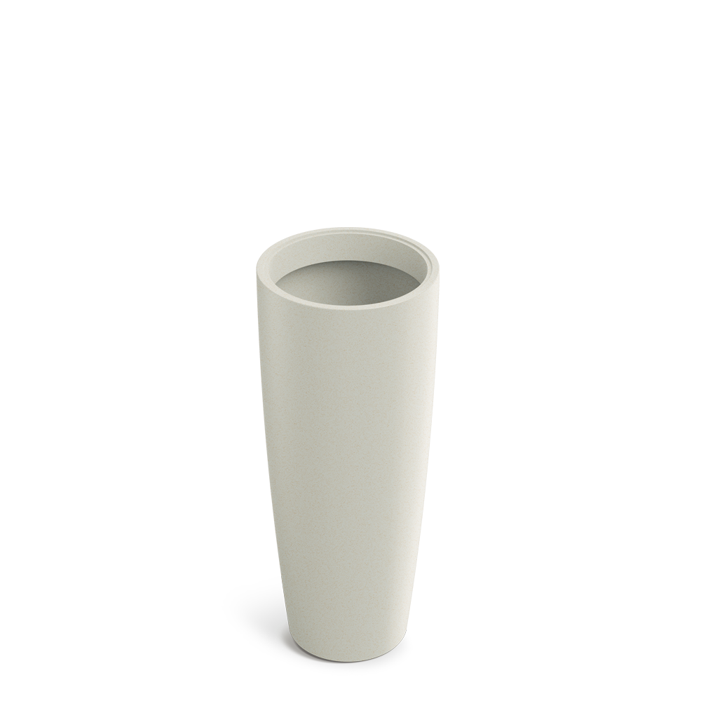 Donica Molio Round Slim 39x96h TMOS40 piaskowa
