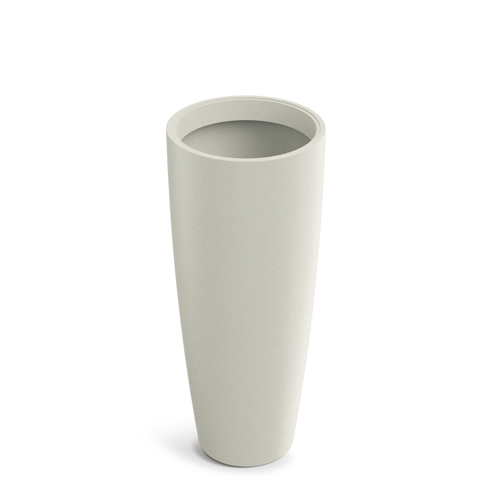 Donica Molio Round Slim 47x115h TMOS48 piaskowa