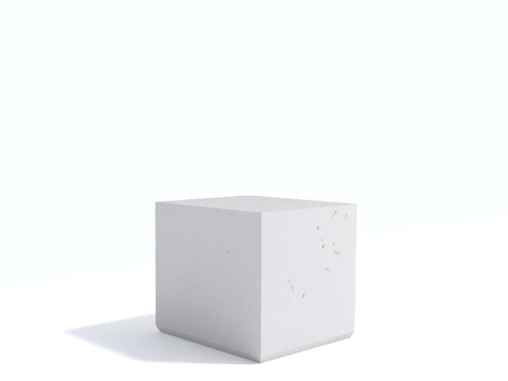 Ławka betonowa NORDIC 45x45x40h bez siedziska