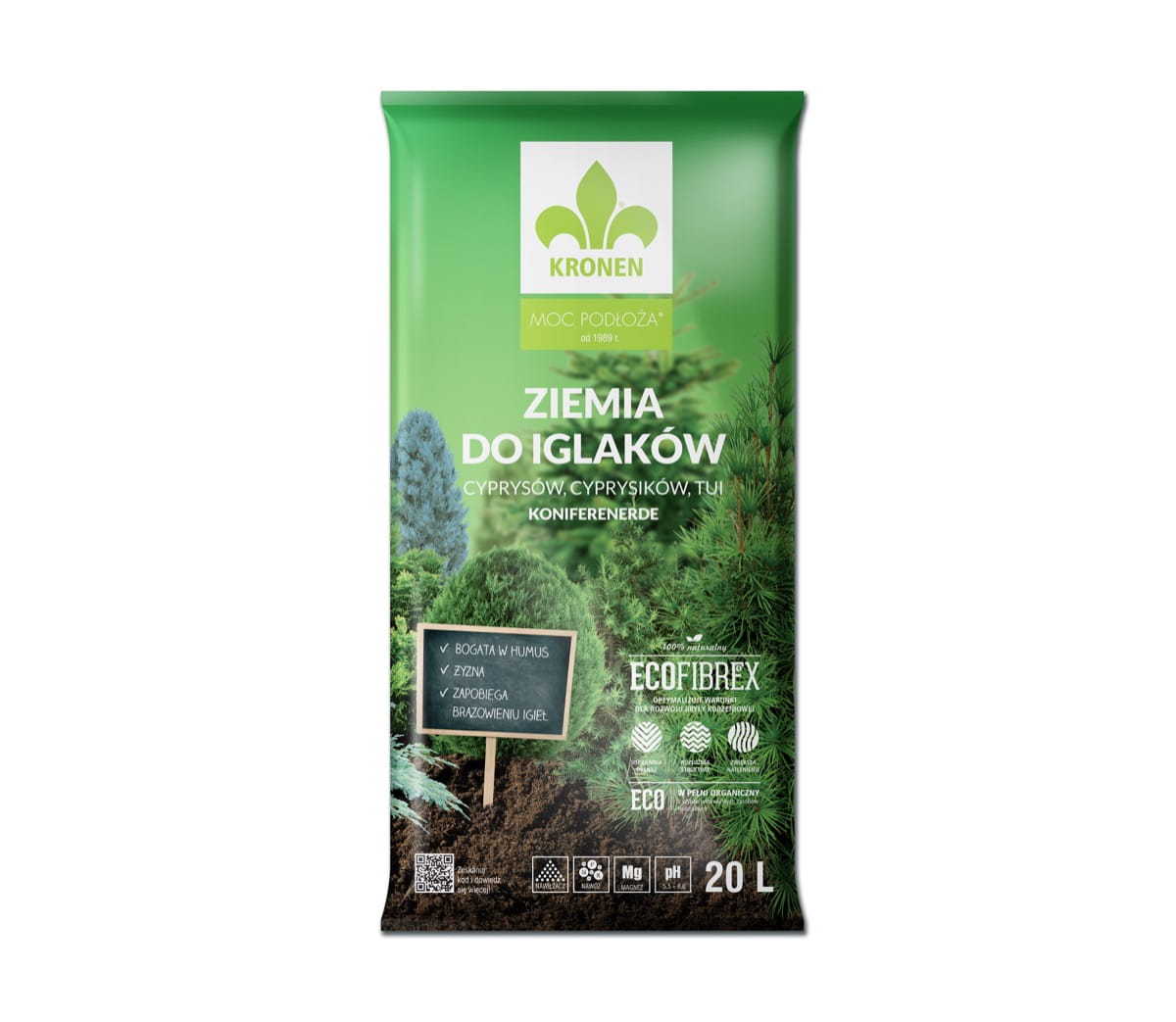 Ziemia Kronen do iglaków 20l