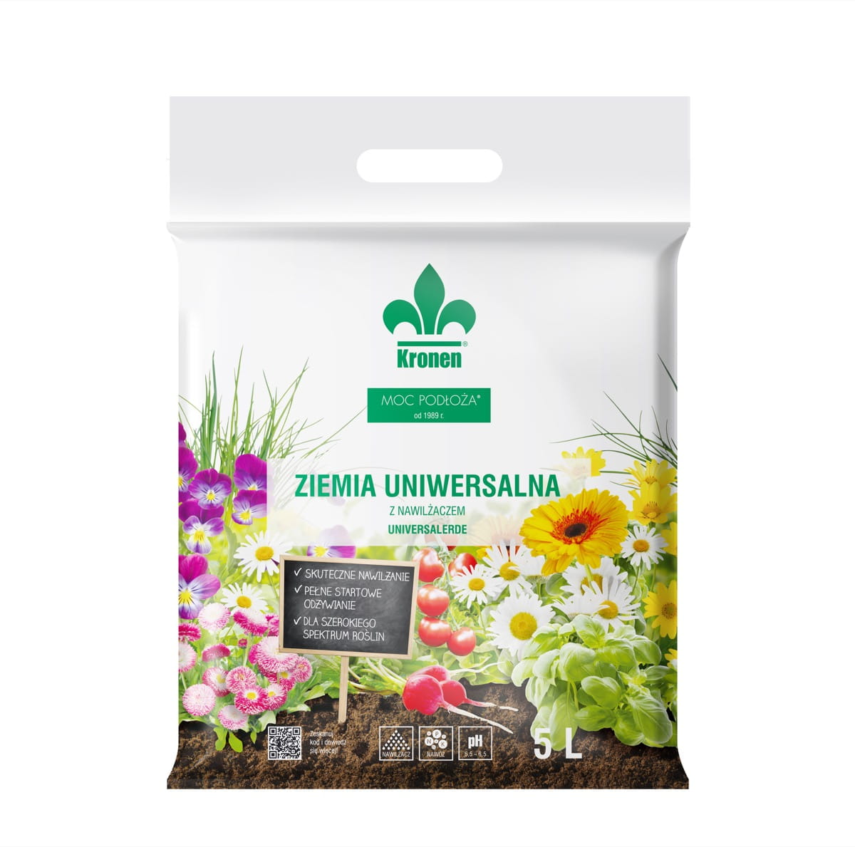 Ziemia Kronen uniwersalna 5 l